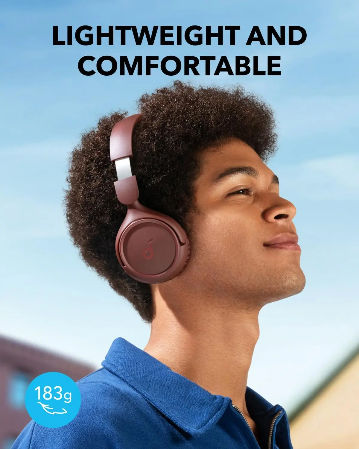 Anker soundcore H30i Auriculares Bluetooth de Diadema, 60H, Bluetooth 5.3 Diseño plegable, Graves Puros, Ligeros y Cómodos, con App y Conexión Multipunto