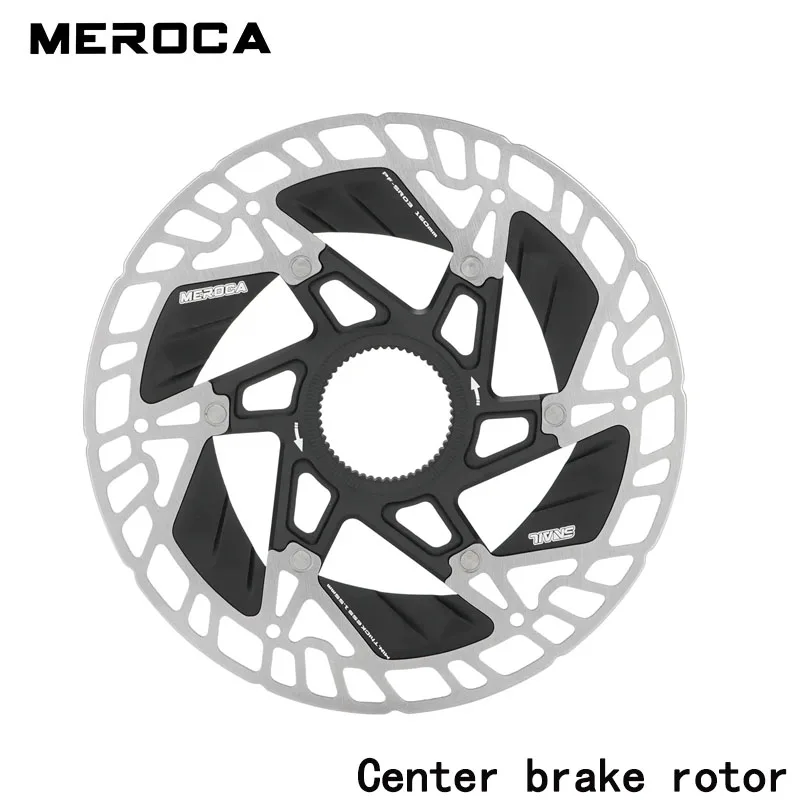 MEROCA Bicycle Brake Rotor 160mm model  Floating Cooling Disc MTB Road Bike 6 Bolt and Center Lock Disc Brake Rotor