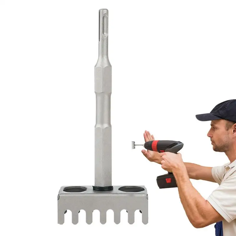 

Square Drill Hole Opener Electric Hammer Hole Expansion Plumber Electrician Wall Slotting Tool Accessories Square Hole Cutter