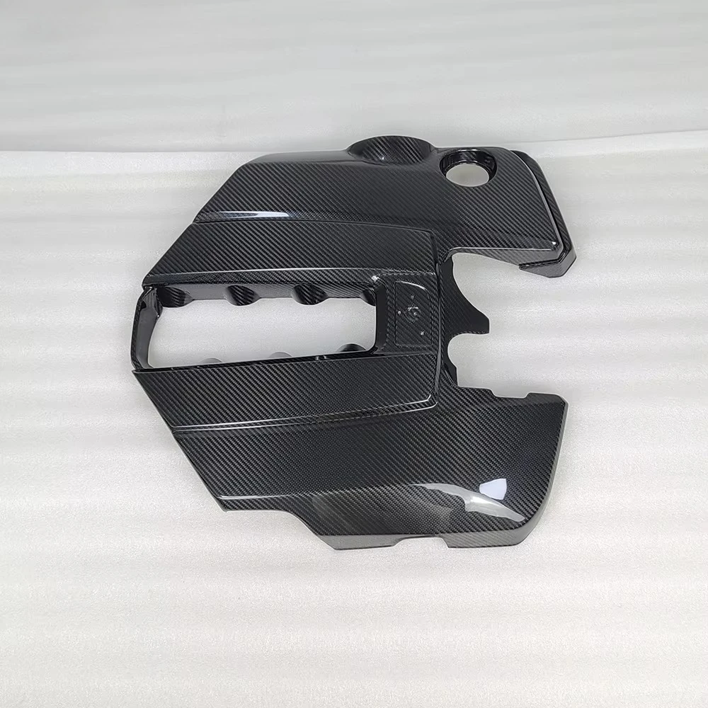 For Lexus RCF GSF IS500 14-25 Dry Carbon OE Front Hood Interior Engine Cover