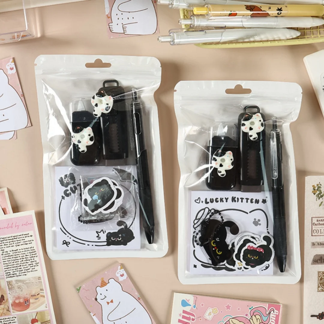 Correction Tape Set Practical Creative Sticker Set Cute Stationery Set High Quality Student Stationery Kit For Home Office