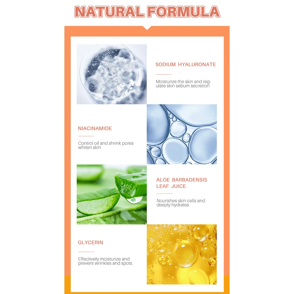 Glutationa Face Serum, Vitamina C, Ácido Kójico, Clareamento, Iluminar, Hidratante, Nutritivo, Reduzir Linhas Finas, Hidratante, 30ml