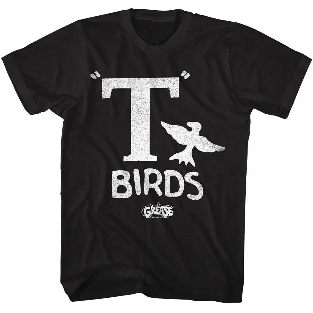 

Grease Movie T Birds Group White Name Logo Men's T Shirt