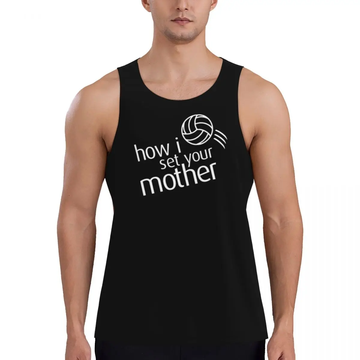 

Summer Tank Top Mens Gym Fitness Training Clothing Quick Dry How_I_Set_Your_Mother Fashion Basketball Vest