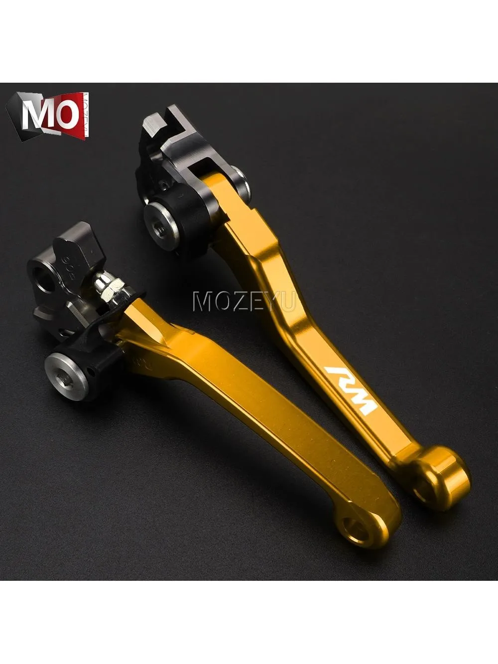 AliExpress MOZEYU For SUZUKI RM85 RM125 RM250 RM 85 125 250 Motorcycle CNC Brake Clutch Levers Pivot Dirt Pit Bike Handle Brake Lever Accessories