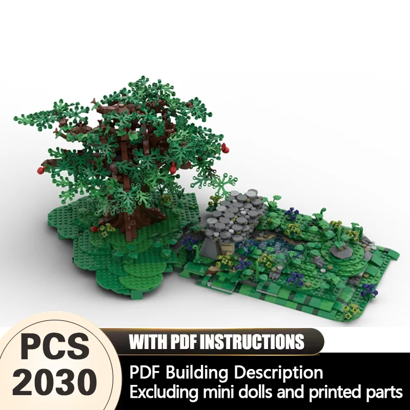 

Creators Animal Series Model MOC Building Bricks Forest Stream Scene Modular Technology Gifts Holiday Assemble Children Toy Suit
