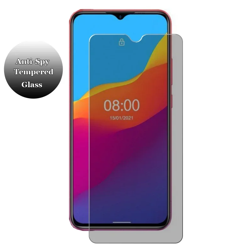 Anti-spy tempered glass case for vivo iqoo z3 cover on iqooz3 z 3 3z protective phone privacy glass