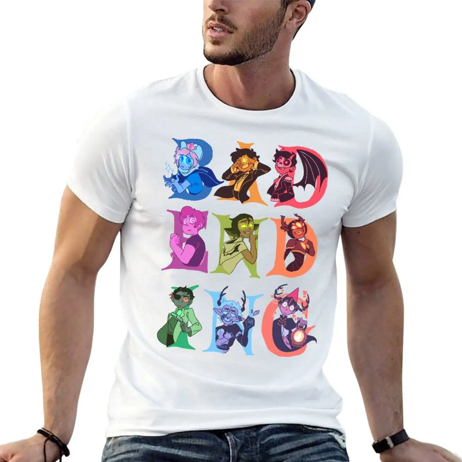 Set FRIENDS brand man T-Shirt Complete quality luxury BAD man shirt shirts t ENDING t luxury - high