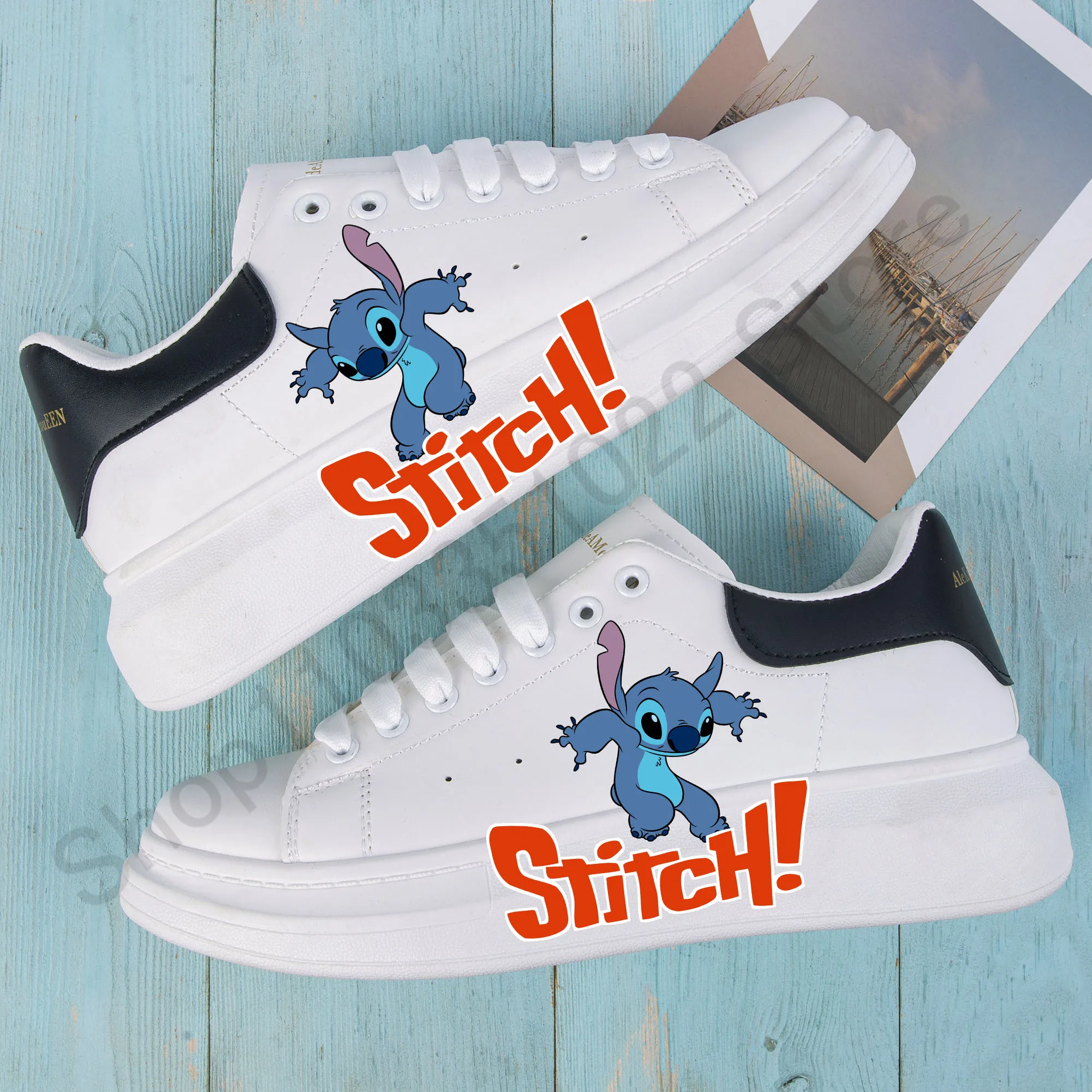 Новые спортивные туфли Disney с принтом «Лило и Ститч»
