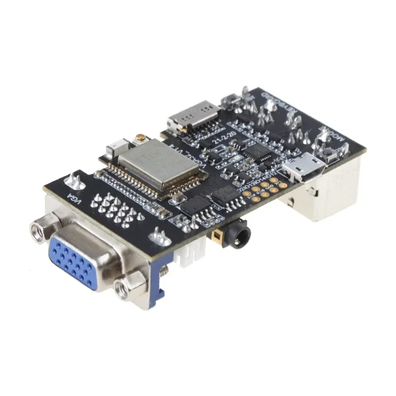 Carte contrôleur VGA PS/2, Module commande clavier souris avec moteur jeu à puce Micro32, Terminal ANSI/VT pour