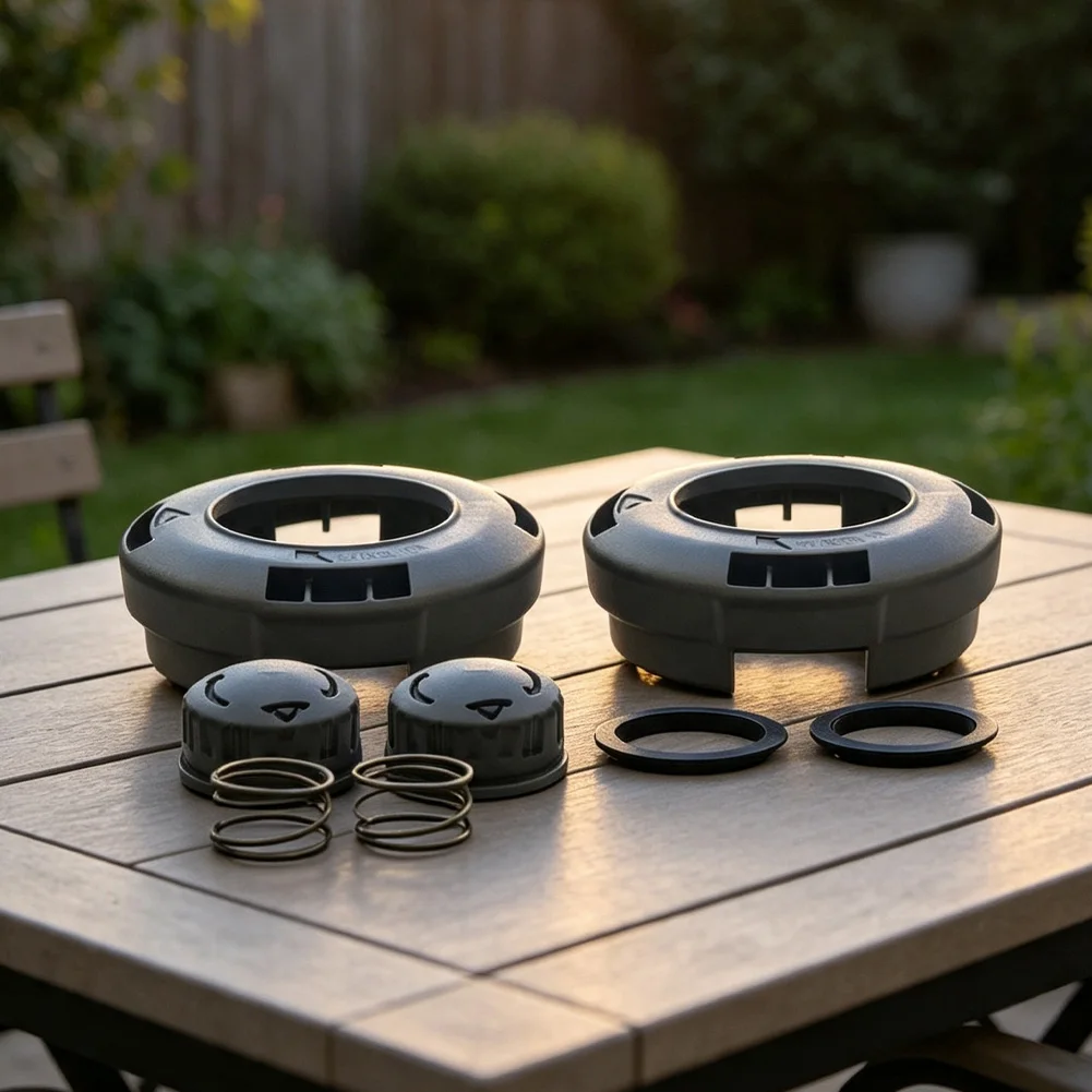String Trimmer Bump Cap Kit with Knob Spring and Base Compatible with KST224A 03 KST1040A 03 KST2540 06 Models
