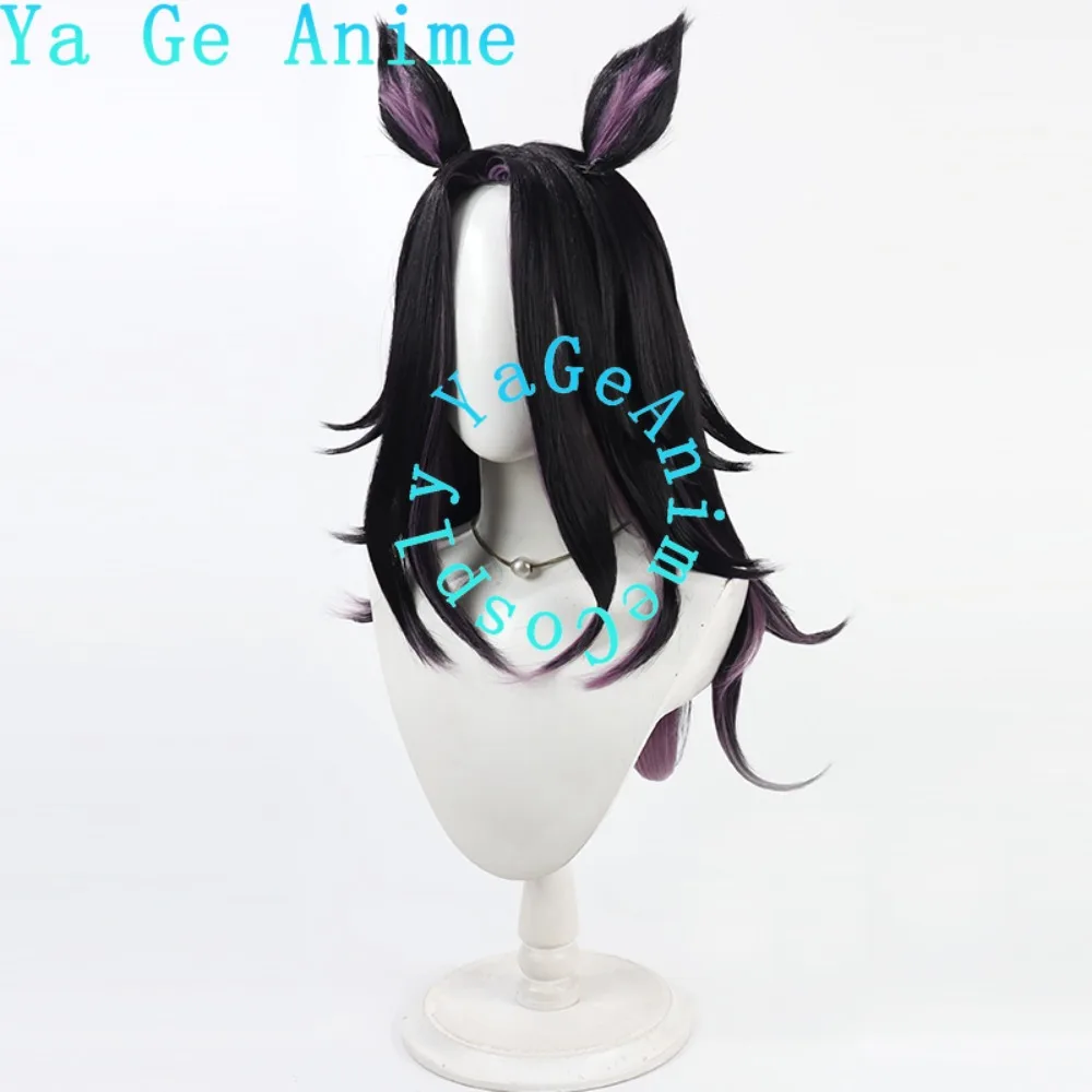 Wig Cosplay Uma Musume Pretty Derby Fenomeno dengan Telinga dan Ekor Anime dan Game Wig Pertunjukan Langsung Halloween