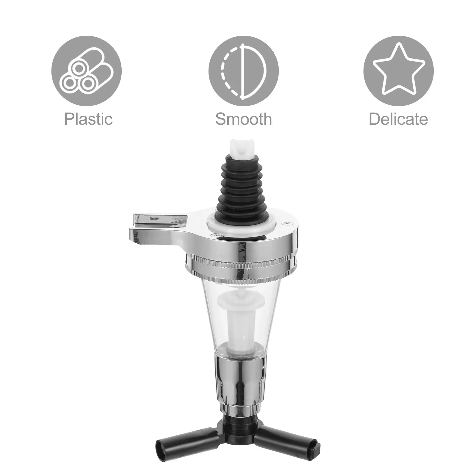 

1pc Liquor Dispenser Beverage Bottle Pourer Wall Mounted Alcohol Shot Rationing Valve For Bar Kitchen Party Wine Holder