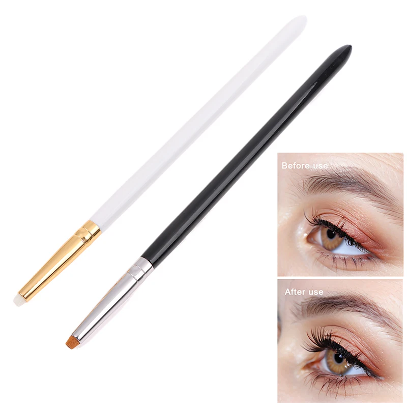 Flat Head Perm Brush Eyelash Styling Brush Lamination Eyelashes Separating Tool Eyelash Extension Supplies Tools Lash Lift Tool