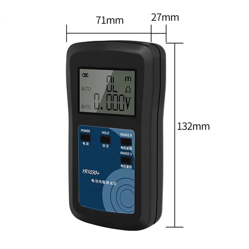 Yüksek hassasiyetli lityum pil Test cihazı iç direnç Test cihazı 100V elektrikli araç grubu 18650 4 teller 101035 +