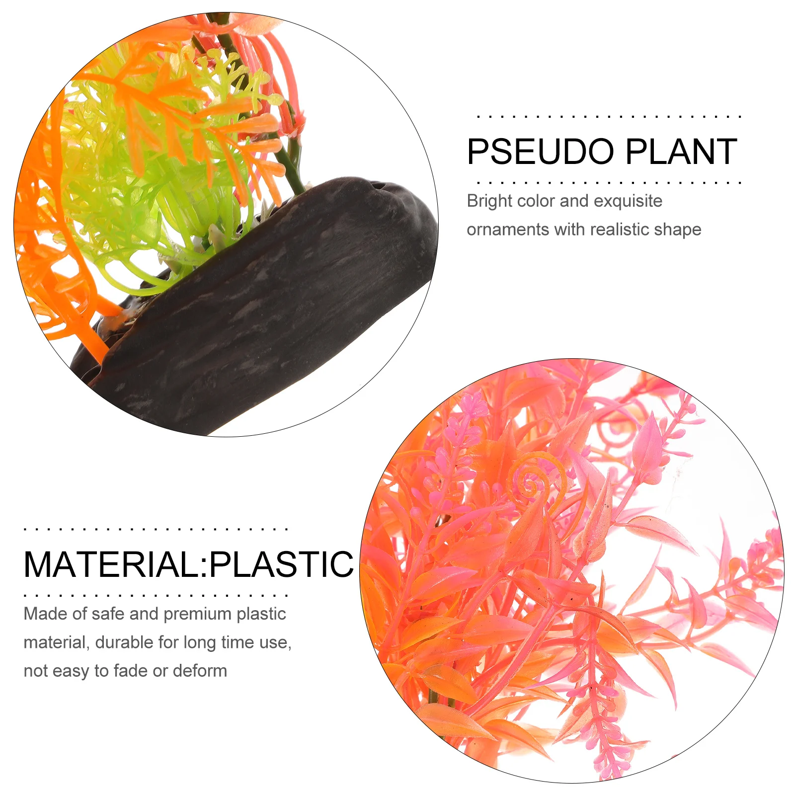 

Aquarium Fake Plant Fish Tank Decoration Lifelike Ornament Aquatic Plants Plastic Safe Durable Aquarium Decor Fish Tank Plants