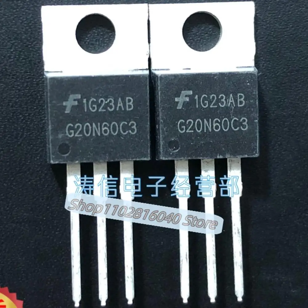 10PCS/Lot G20N60C3  HGTP20N60C3 MOS TO-220 600V 20A In Stock Fast Shipping