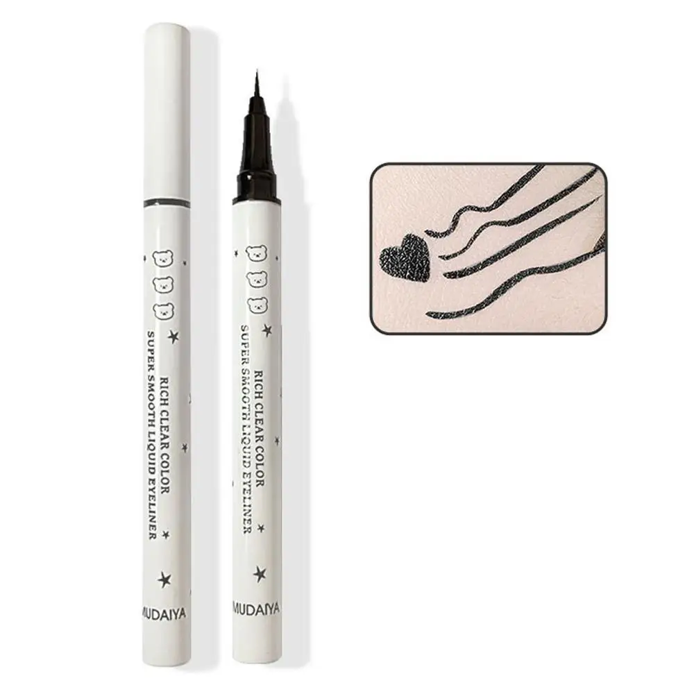 

Long Lasting Black Liquid Eyeliner Waterproof Eye Liner Pencil Quick Drying Not Bloom Natural Eyeliner Liquid Pen Cosmetic Tools