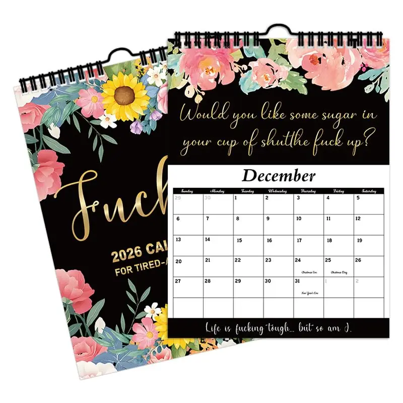

2026 Calendar for Tired Women - 2026 Wall Planner Funny Schedule Management Home Office Wall Planner Calendars Thick Pape