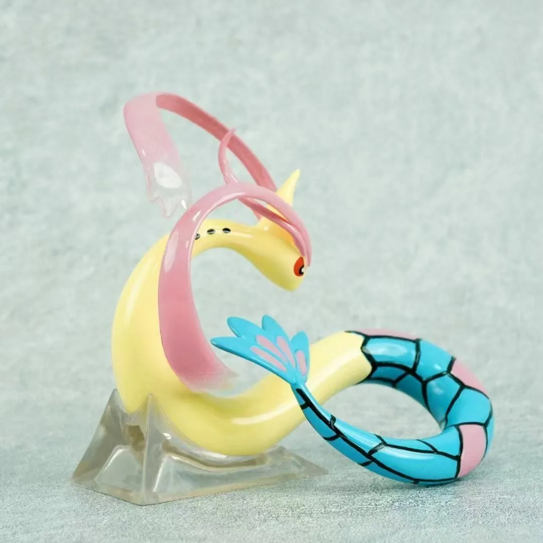 Leuke Anime Pokemon Milotic Milobellus Feebas PVC Action Figure Game Standbeeld Collectible Model Kinderen Speelgoed Bureau Pop Geschenken 12 cm