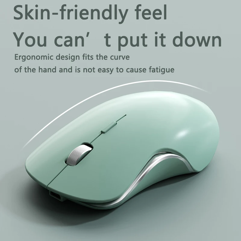 Warvank BG1 Silent Wireless Mouse 500mAh TYPE-C Charging Compact And Portable Suitable For Desktop computer Laptops Office Mouse