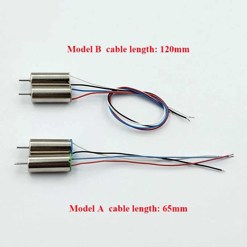 2PCS/Lot 0716 Mini 7mm*16mm Coreless Motor DC 3.7V 55000RPM High Speed 716 Tiny Hollow Cup Engine DIY Toy RC Drone Quadcopter