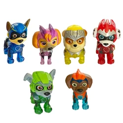 Puppy Patrol Dog The Mighty Movie Toy Figures Cadeau met 6 verzamelbare actiefiguren Kinderspeelgoed voor jongens en meisjes