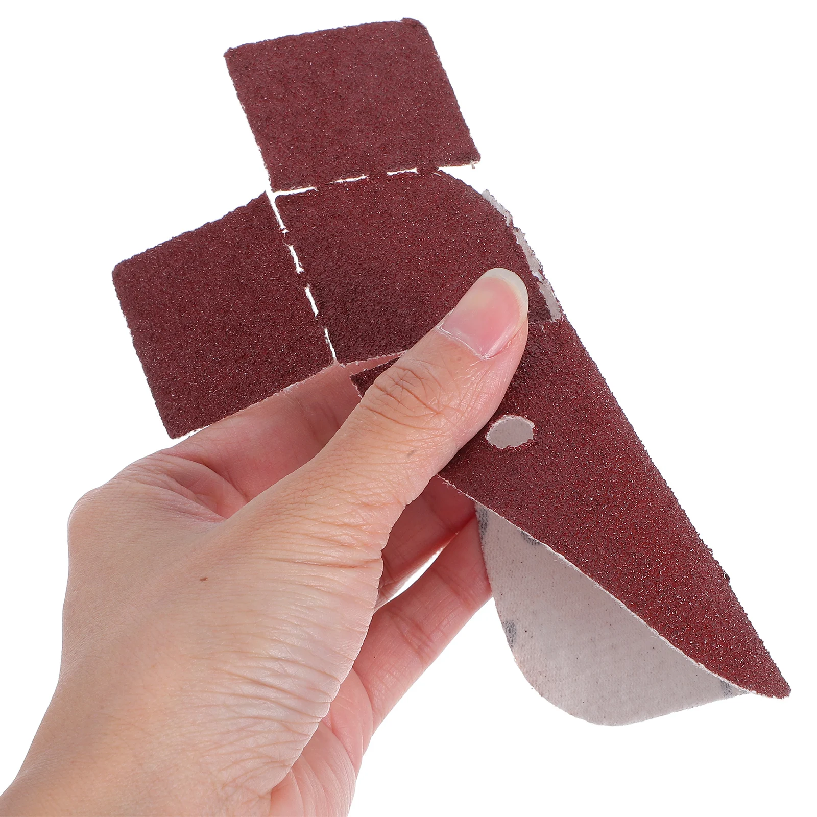 

30pcs Rabbit Shaped Sander Pads Detail Palm Sanding Sheets Grit Polishing Sandpaper For Wood Metal Corner 4 Hole