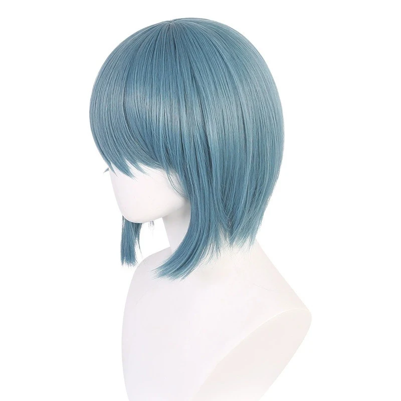 Miki Sayaka Cos Short Hair Ball Evening Dress Match Colorful Headgear Anime Puella Magi Madoka Magica Role Character Wig