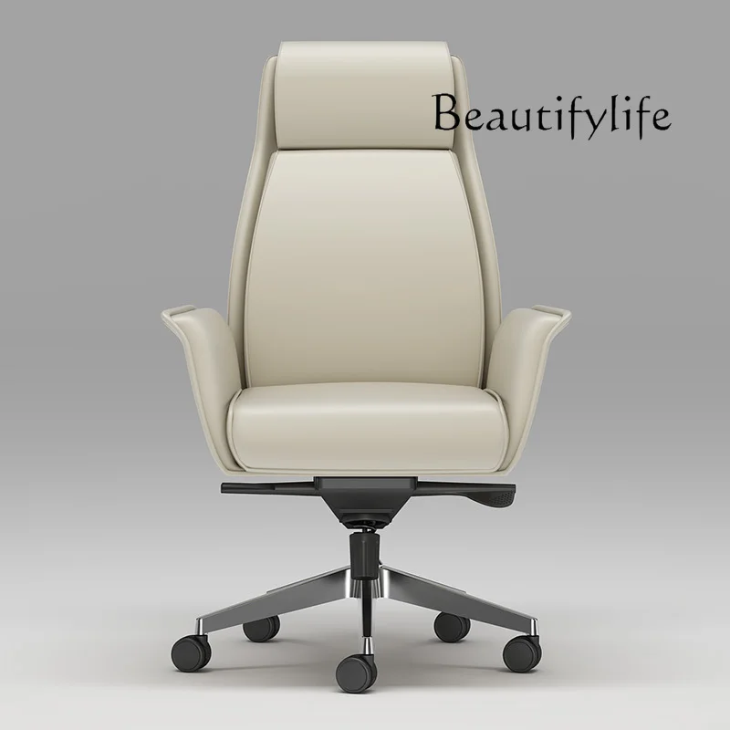 

Designer boss chair Lifting reclining home office swivel chair Modern simple office chair