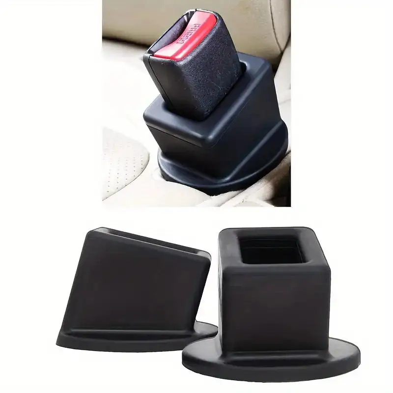 1 قطعة حزام الأمان سيارة قفل تستقيم جهاز فتحة للبطاقات قوس سيليكون مشبك الغطاء الواقي الحرس حزام حامل اكسسوارات السيارات #1