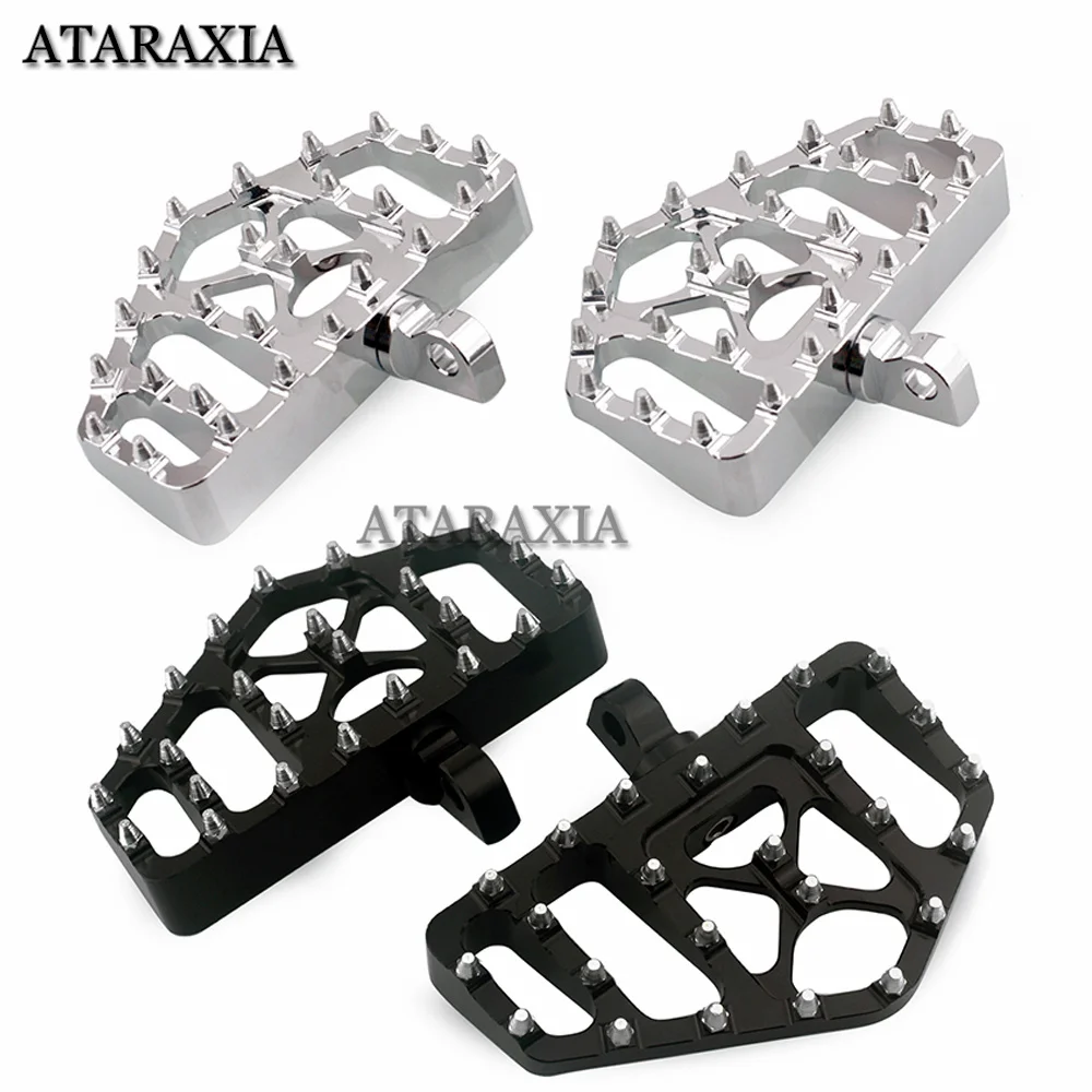 

Motorcycle Floorboards Foot Pegs Bobber Footrests For Harley Touring Road King Sportster XL Softail Fatboy Dyna