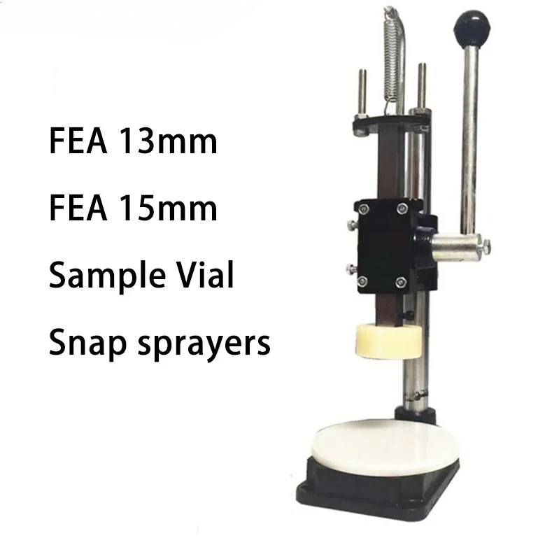 Manual Capping Machine Perfume Sample Vial Sealer Lid Snap-on Plastic Sprayer Crimp Tool for Perfume Bottle