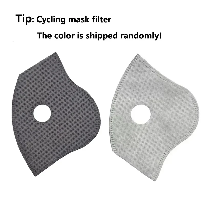 Neue Fahrrad-Gesichtsmaske mit Filterbrille, Staubmaske, Sportmaske, waschbar, wiederverwendbar, für Herren, Bandana, Aktivkohlefilter – Detail 4