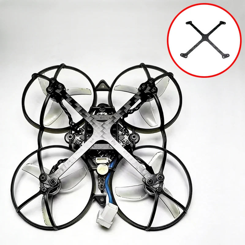 1 Stück 1mm Dicke Leichtgewichtige Kohlefaserplatte Hochfester Karosserierahmen für BetaFPV Air75II Air75 FPV Drohne