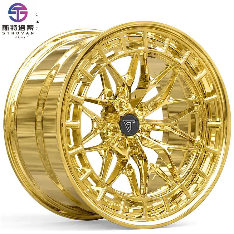 

6061-T6 Aluminum Alloy Lightweight Sport 17-24 Inch 5x112 5x114.3 5x120 Custom Forged Wheels for Passenger Cars