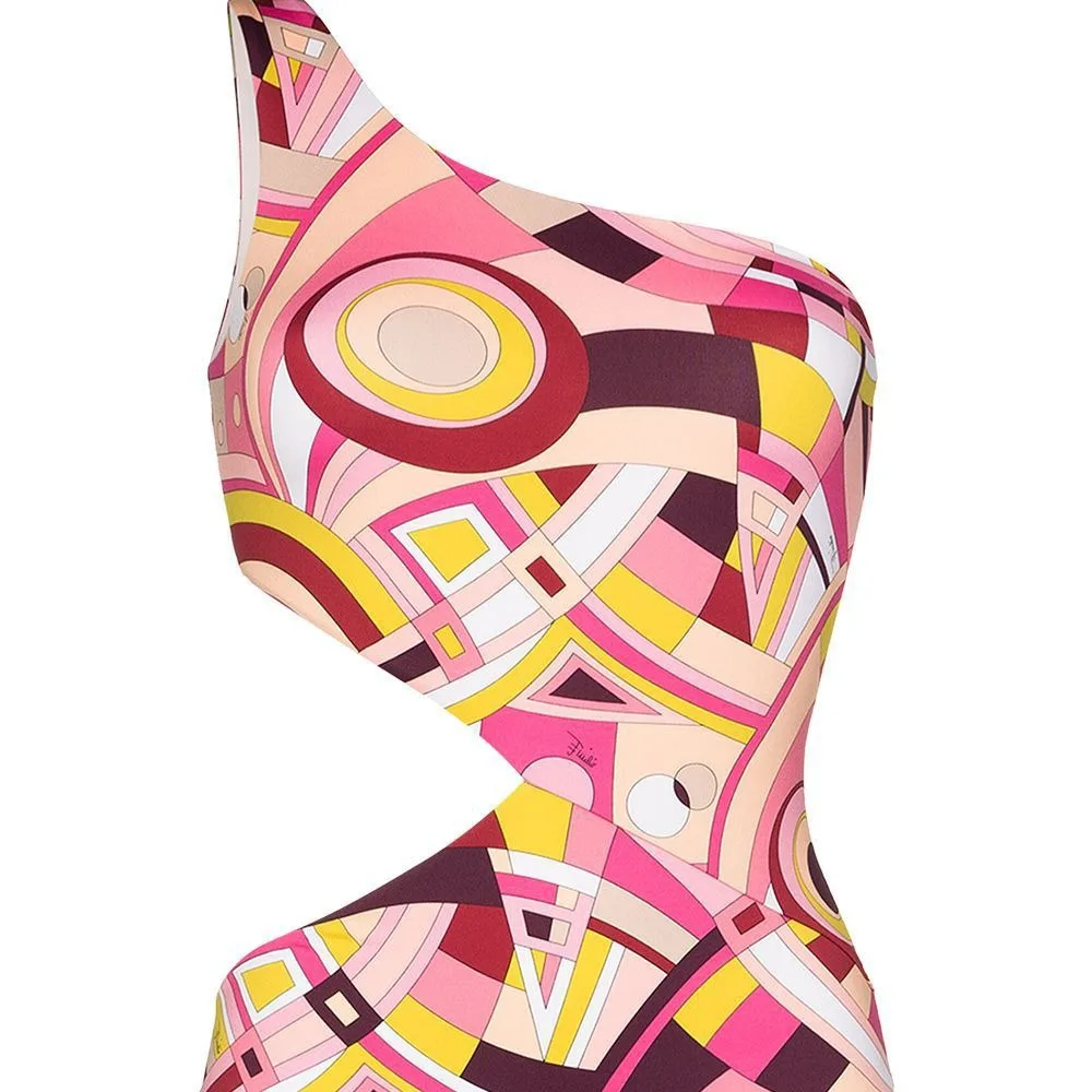 Women's Cut out One Piece Swimsuit Sexy One Shoulder Bathing Suit Swimwear Bikini for Summer Beach Vacation