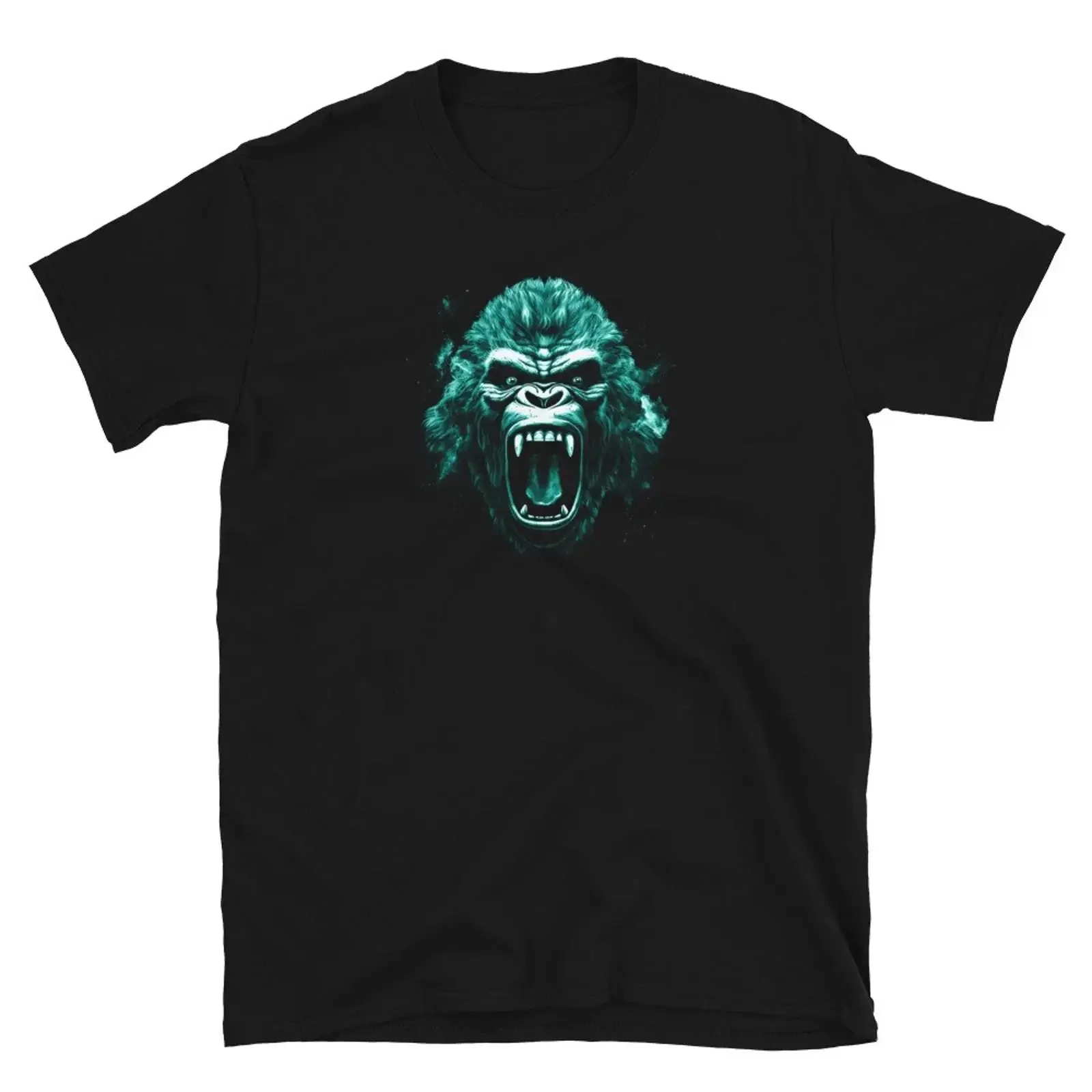 Gorilla Silverback T shirt Silver Back Jungle King Design  vintage Washed Unisex designer clothes homme Breathable graphic