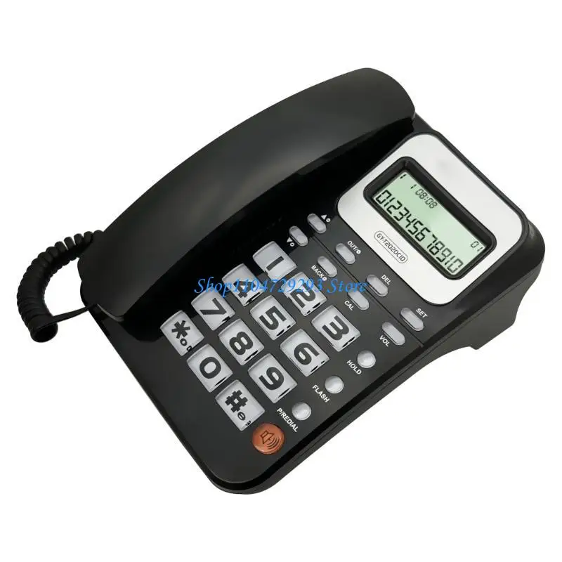Y2GD Corded Telephone Desktop Landline Telephone with Caller Display KX-T2036CID