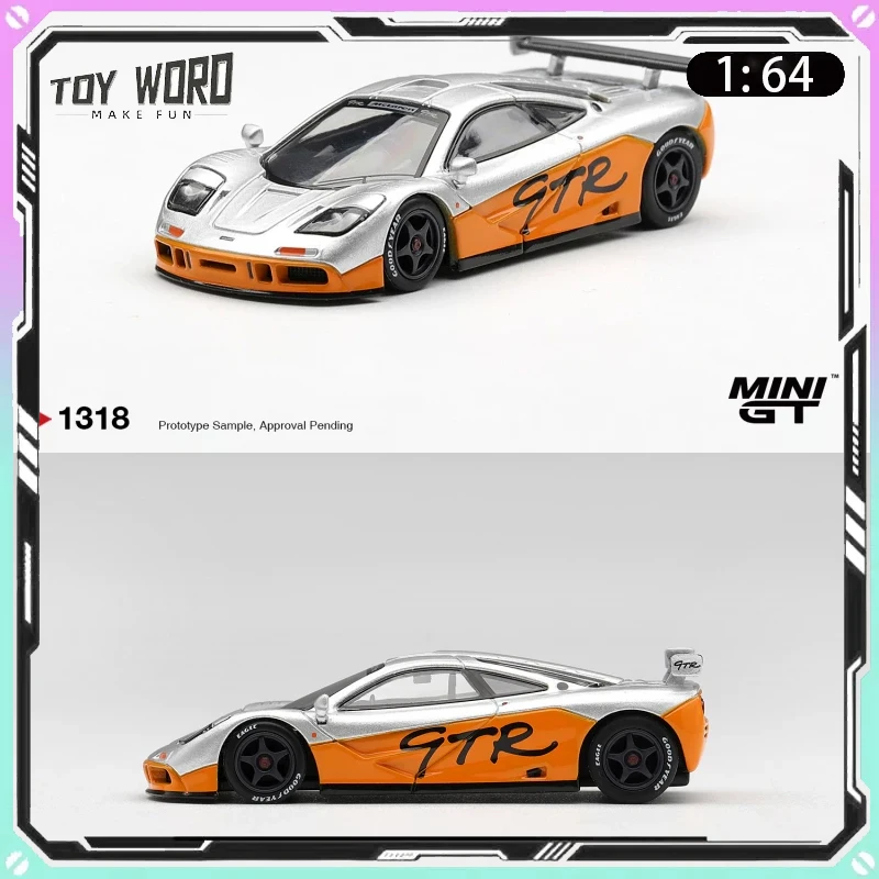 

New Mini Gt 1995 McLaren F1 GTR Presentation Livery Diecast Model Classic Racing Car Premium Collectible Static Display gift
