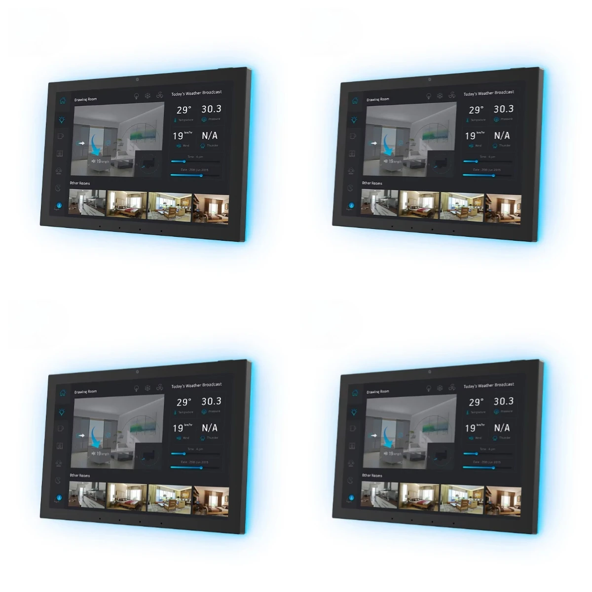 RK3576S 4+64GB 1280*800 10.1-Inch IPS All-In-One Home Automation Tablet PC Android 14 for Smart Home Business Front