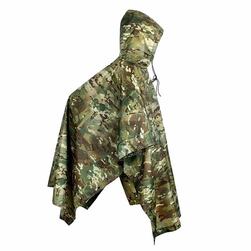 Ultralight Camping Raincoat Tactical Rain Poncho Men Women Outdoor Fishing  Multitool Fishing Cycling Hiking Supplies novelty