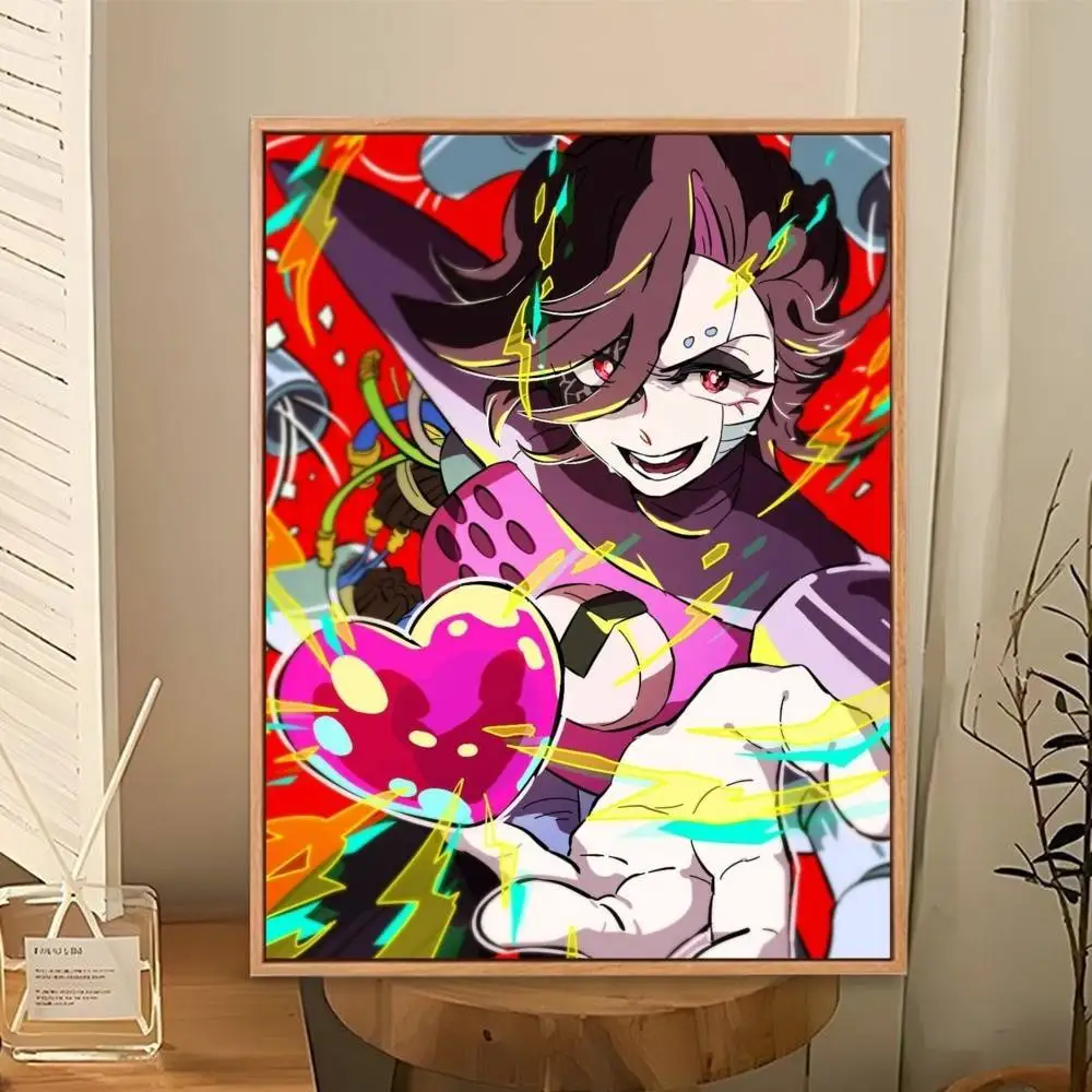 M-Mettaton undertale Poster Perfect Space Sticker Self Adhesive for Office Home Theater Wall Art Decor Fancy Gift