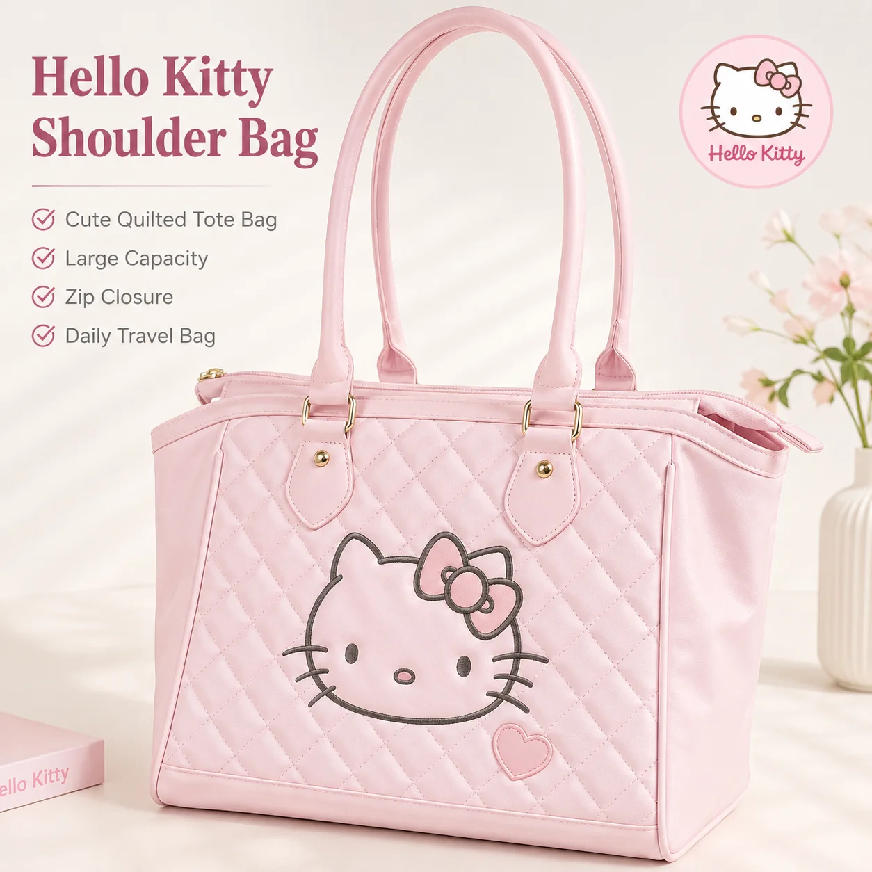 Leatherwork Products - Sanrio Hello Kitty Tote Bag Large