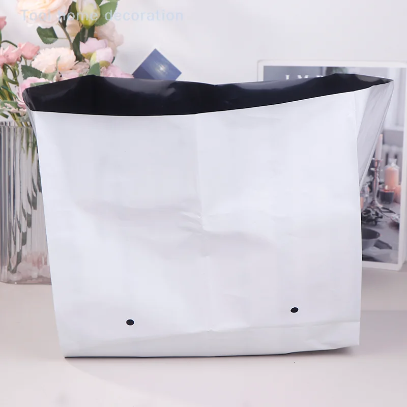 5Pcs PE Black White Seedling Planting Bag Nursery Growing Plants Bags With Holes For Garden Orchard Tree Transplanting Container