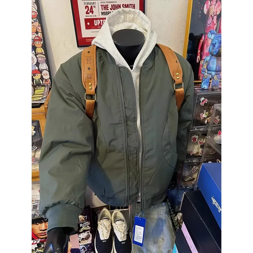 

Американская куртка, мужская весенне-осенняя куртка-бомбер для весенней моды и универсальной верхней одежды, классная бейсбольная куртка