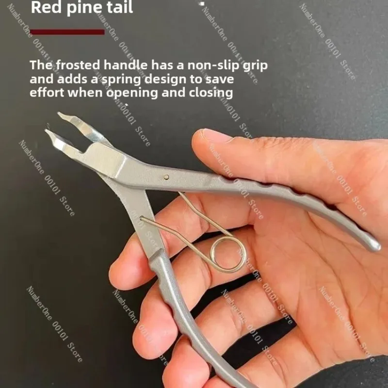Fish Bone Tweezers Pliers, Salmon Thorn Pulling Tool, Hair Plucker Forceps for Fish Bone Removal Artifact