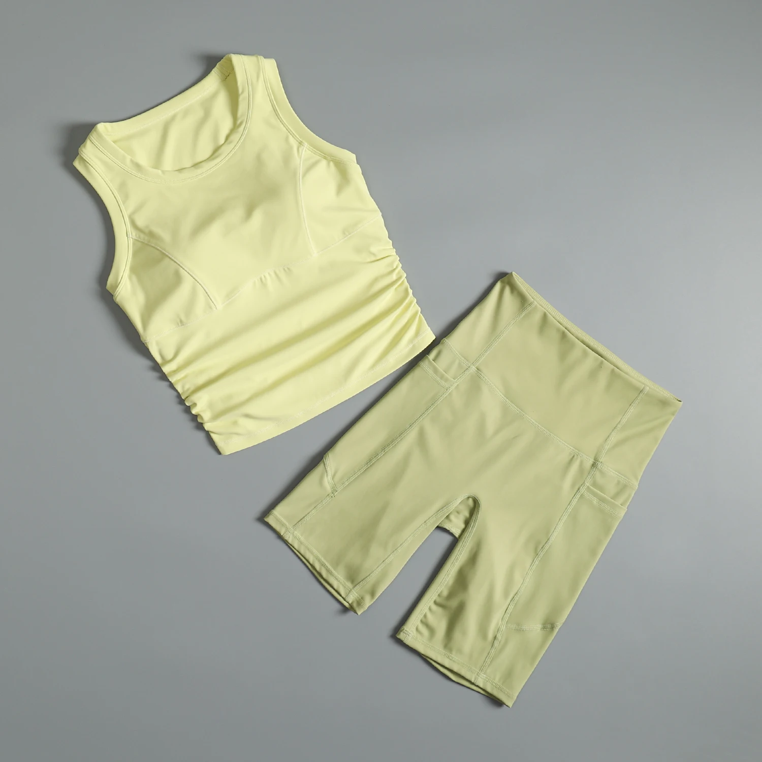 

Быстросохнущий женский костюм для бега, летний дорогой костюм для йоги, тренировочный жилет для вторичной груди, профессиональная спортивная одежда для спортзала