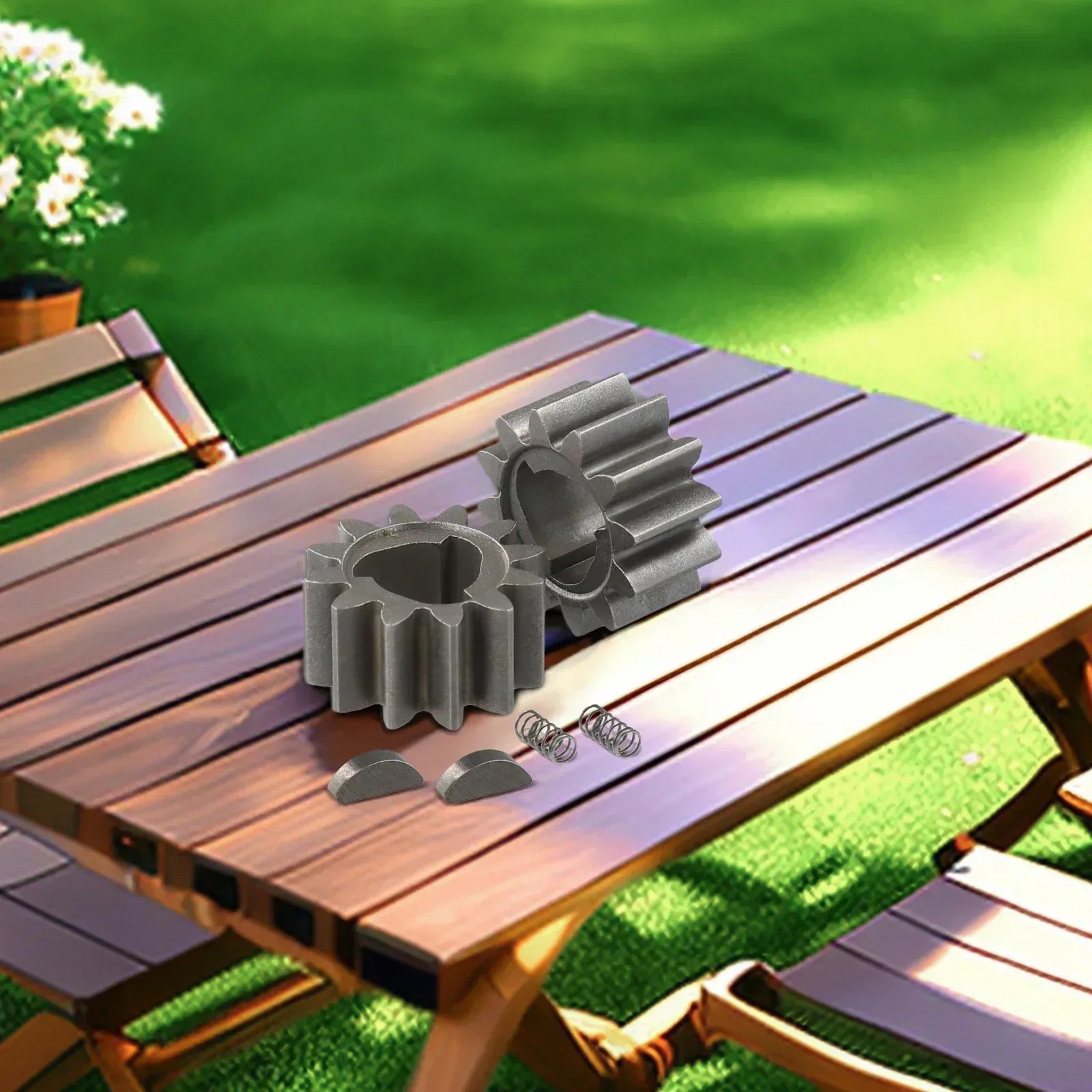 Mähseffizienz steigert die umfassende Rasenmäher-Antriebsteilset mit einer kompatiblen 12-T-Ritzelkonfiguration