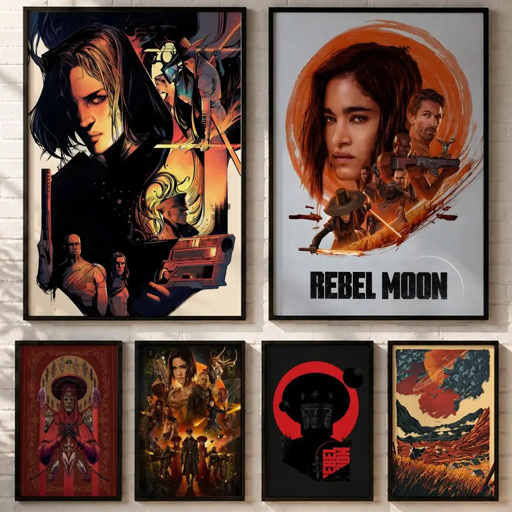 Sci-Fi Movie Rebel Moon Poster HD poster wall art self-stick no-residue for home cafe office great gift